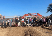 Protest halts NA3 diggers